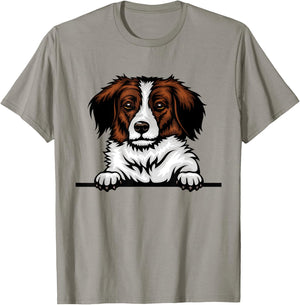 Kooikerhondje Dog Breed Popping Up Fun Kooikerhondje Owner Men Women Kids T-Shirt - T-Shirt | Sand