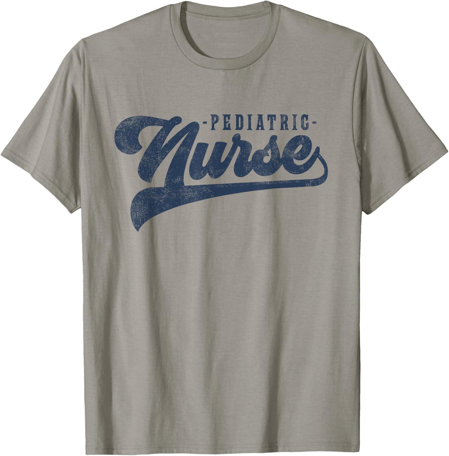 Pediatric Nurse Cute Vintage Graphic T-Shirt - T-Shirt | Sand