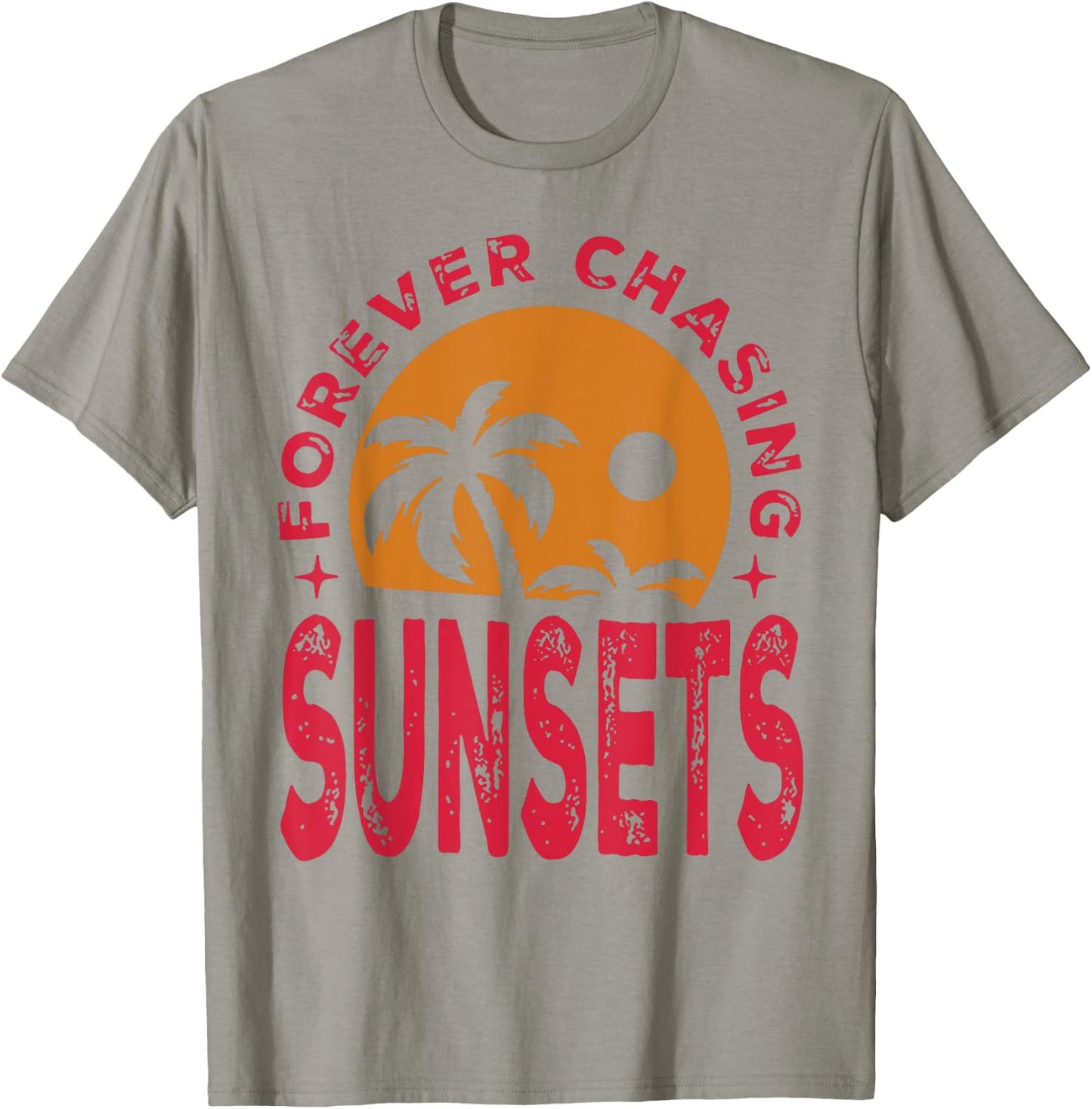 Forever Chasing Sunsets T-Shirt - T-Shirt | Sand
