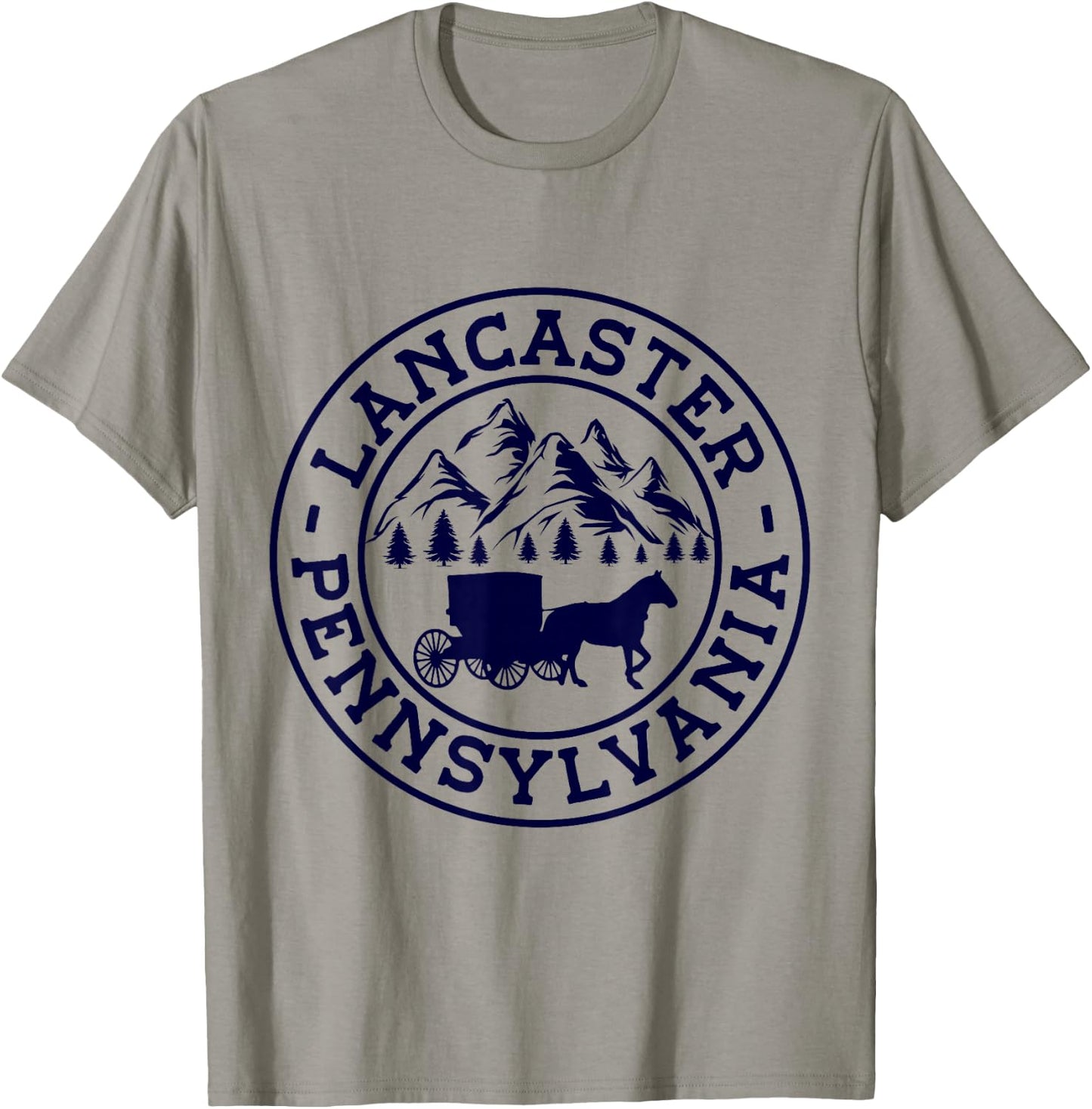 Lancaster Pennsylvania PA Vintage 70s 80s T-Shirt - T-Shirt | Sand