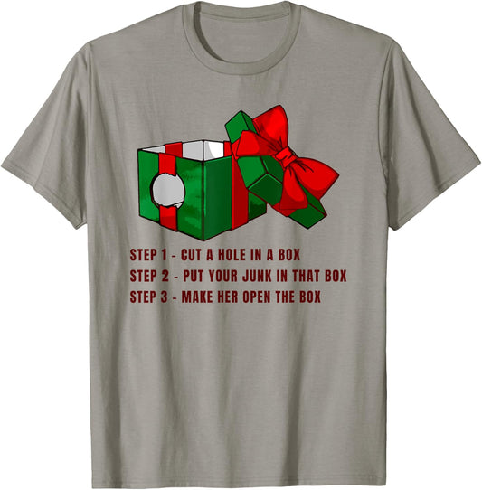 Funny Christmas, DICK IN A BOX , Women T-Shirt - T-Shirt | Sand