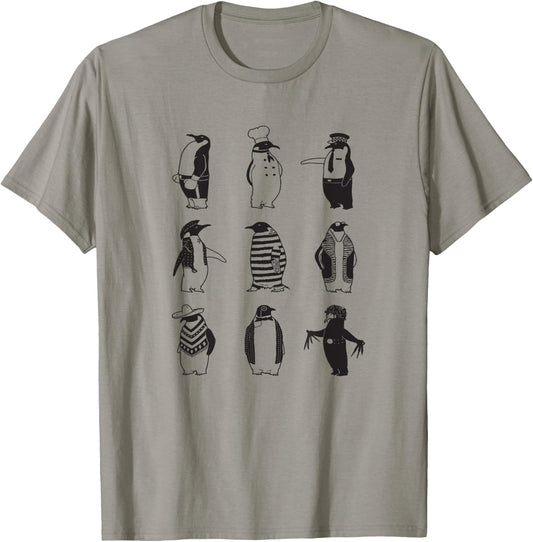 Little Penguin Society T-Shirt - T-Shirt | Sand