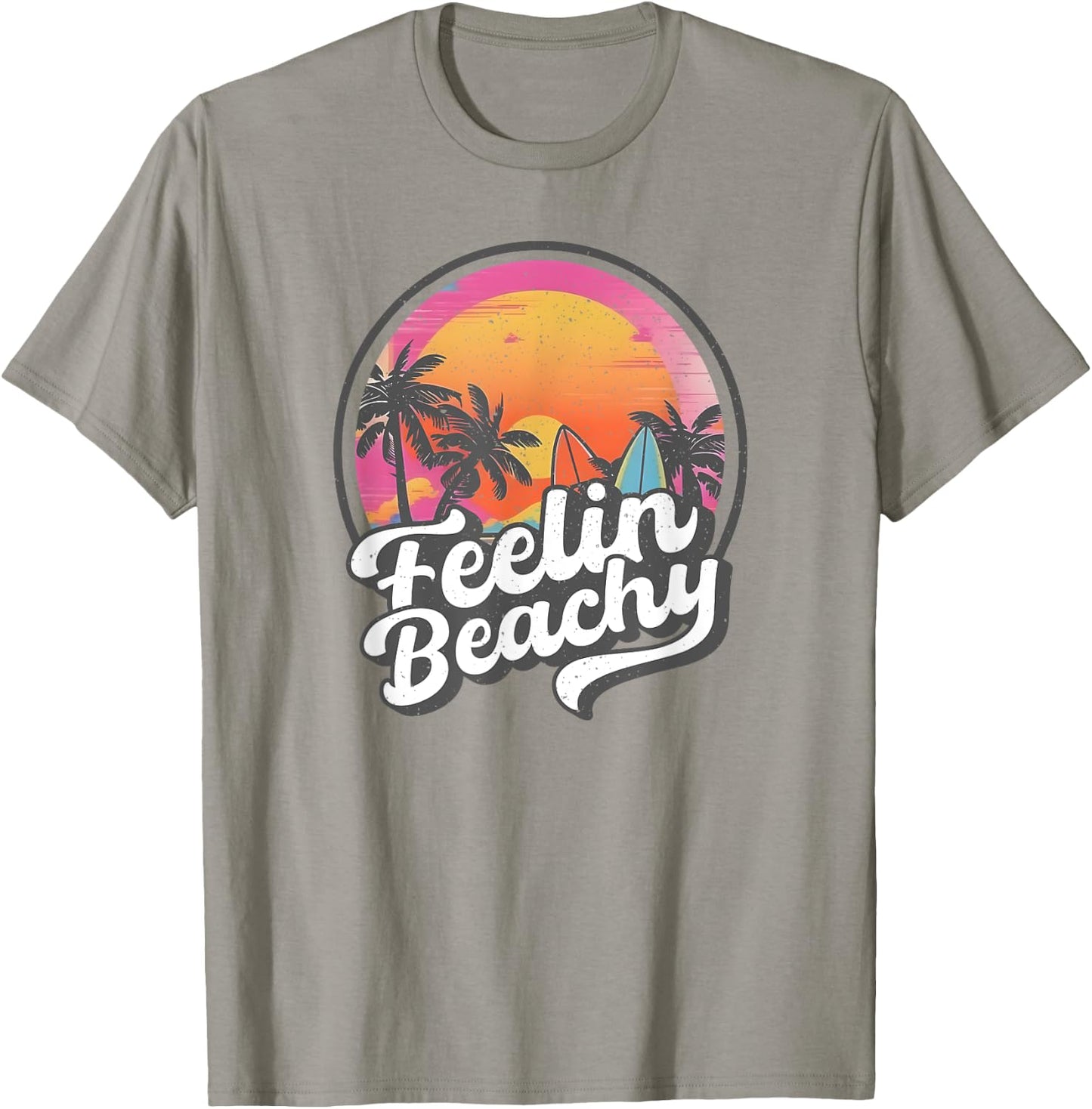 Feeling Beachy Funny Surfer Spring Break Quote Women Kids T-Shirt - T-Shirt | Sand