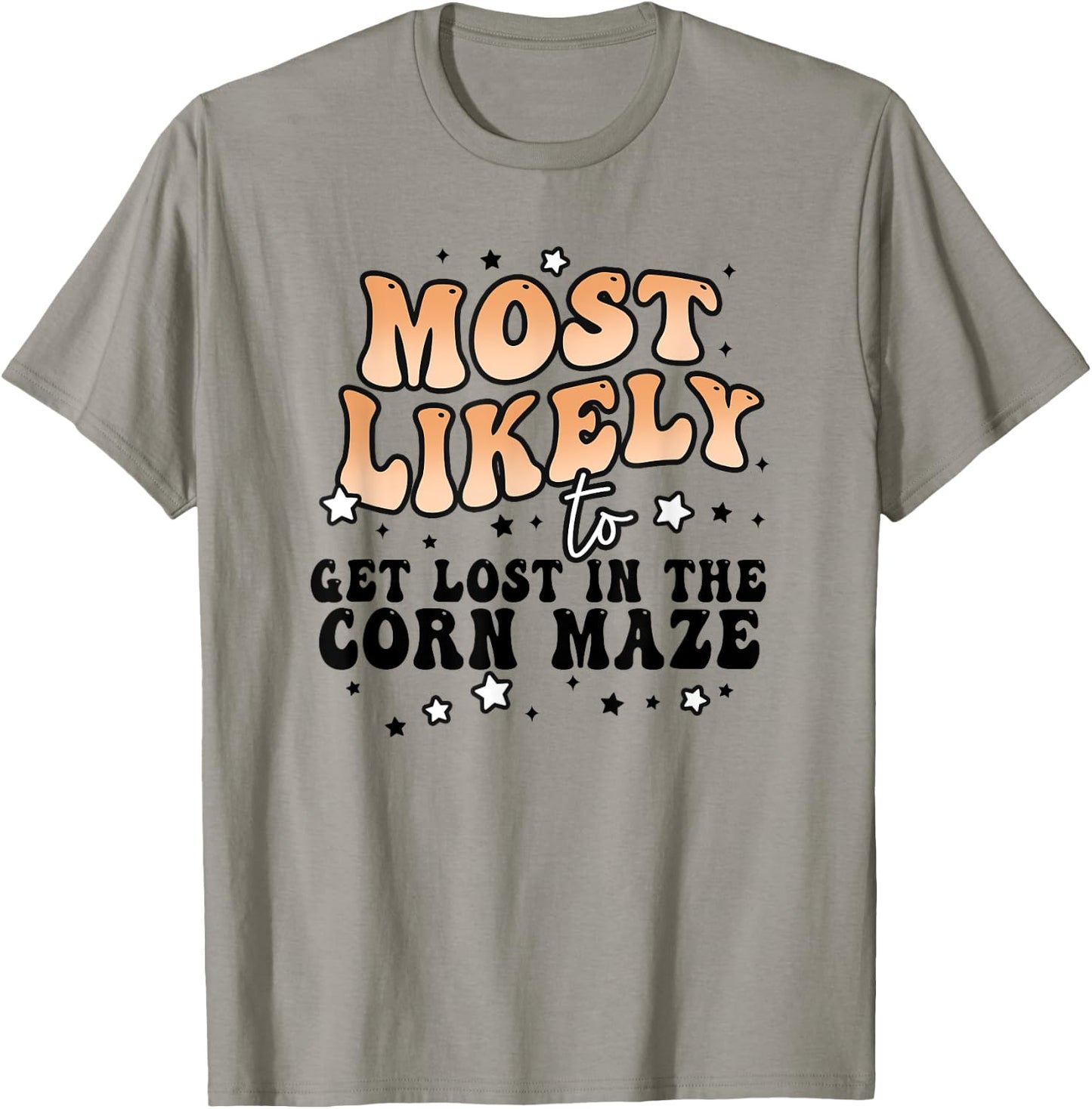 Most Likely To Get Lost In A Corn Maze Matching Halloween T-Shirt - T-Shirt | Sand