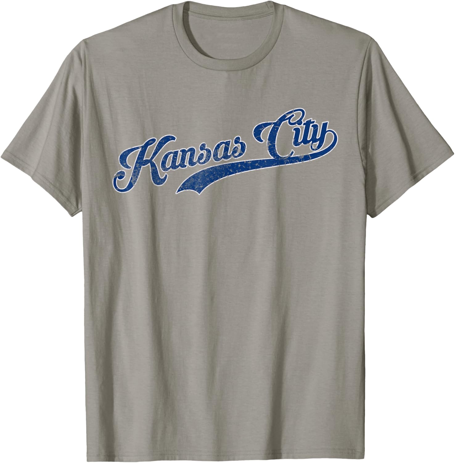 Vintage Kansas city KC Baseball T-Shirt - T-Shirt | Sand
