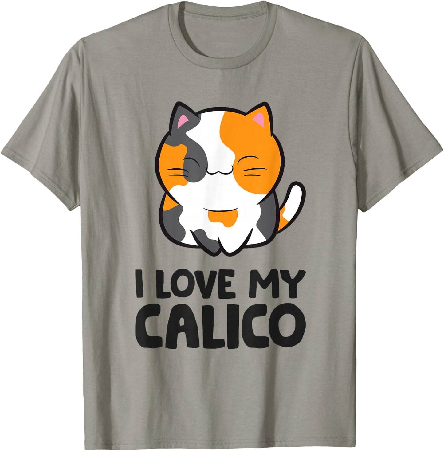 Calico Cat Owner I Love My Calico Cat T-Shirt - T-Shirt | Sand