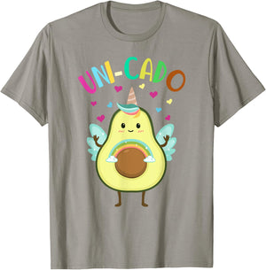 Cute Avocado Shirt Kids Toddler Little Girl Unicorn Birthday T-Shirt - T-Shirt | Sand