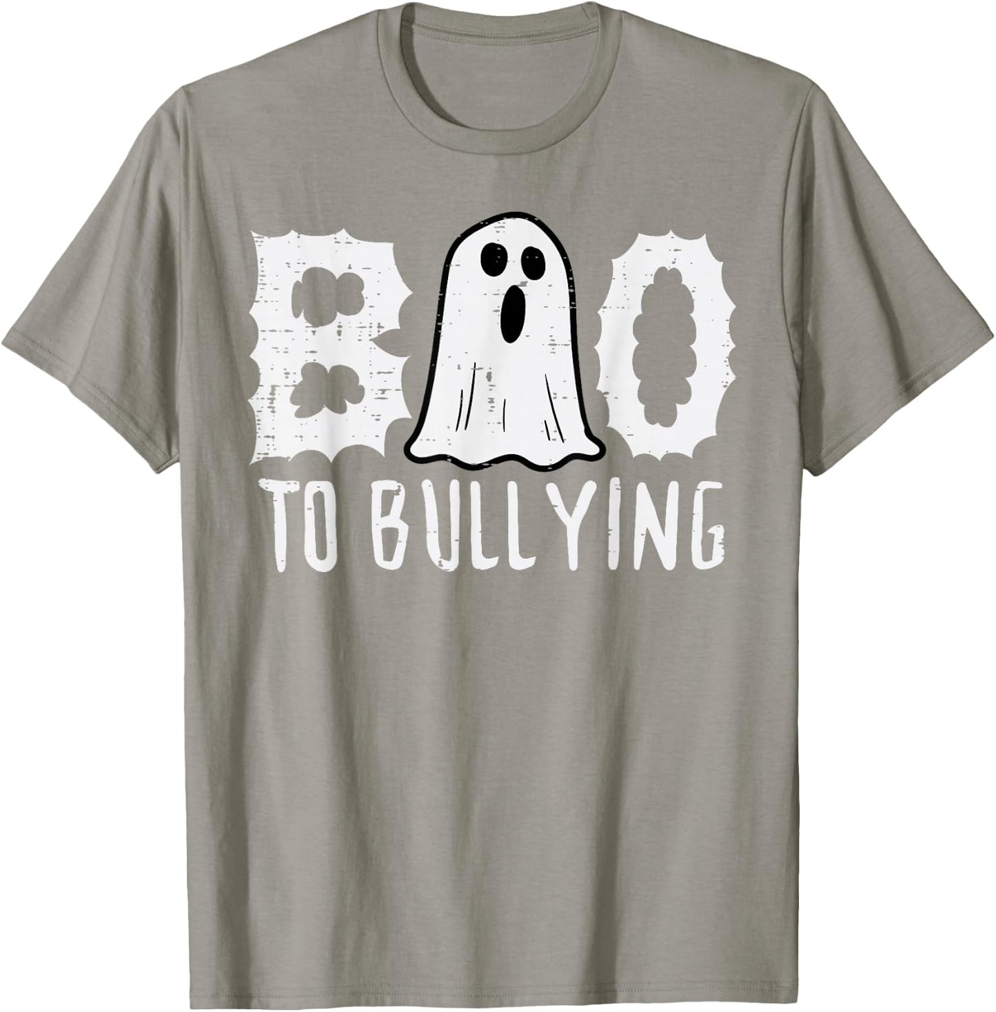 Boo To Bullying Ghost Cute Unity Day Orange Halloween Kids T-Shirt - T-Shirt | Sand
