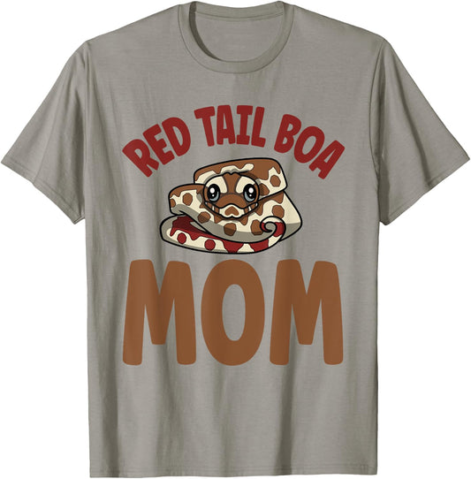 Cute Boa Owner Red Tail Boa Mom T-Shirt - T-Shirt | Sand