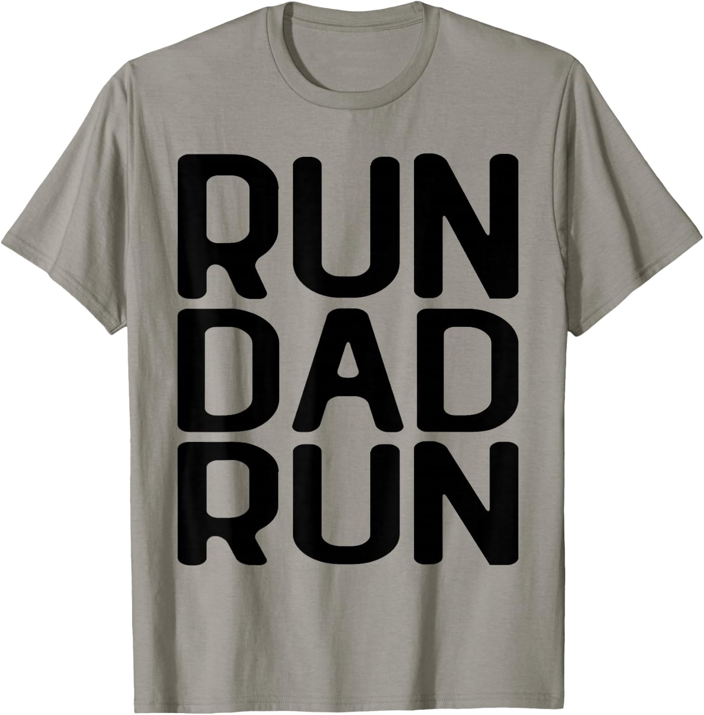 Run Dad Run Marathon Running Spectator T-Shirt - T-Shirt | Sand
