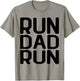 Run Dad Run Marathon Running Spectator T-Shirt - T-Shirt | Sand