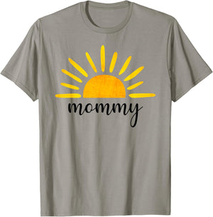 Mommy of The Birthday First Trip Around the Sun Birthday T-Shirt - T-Shirt | Sand