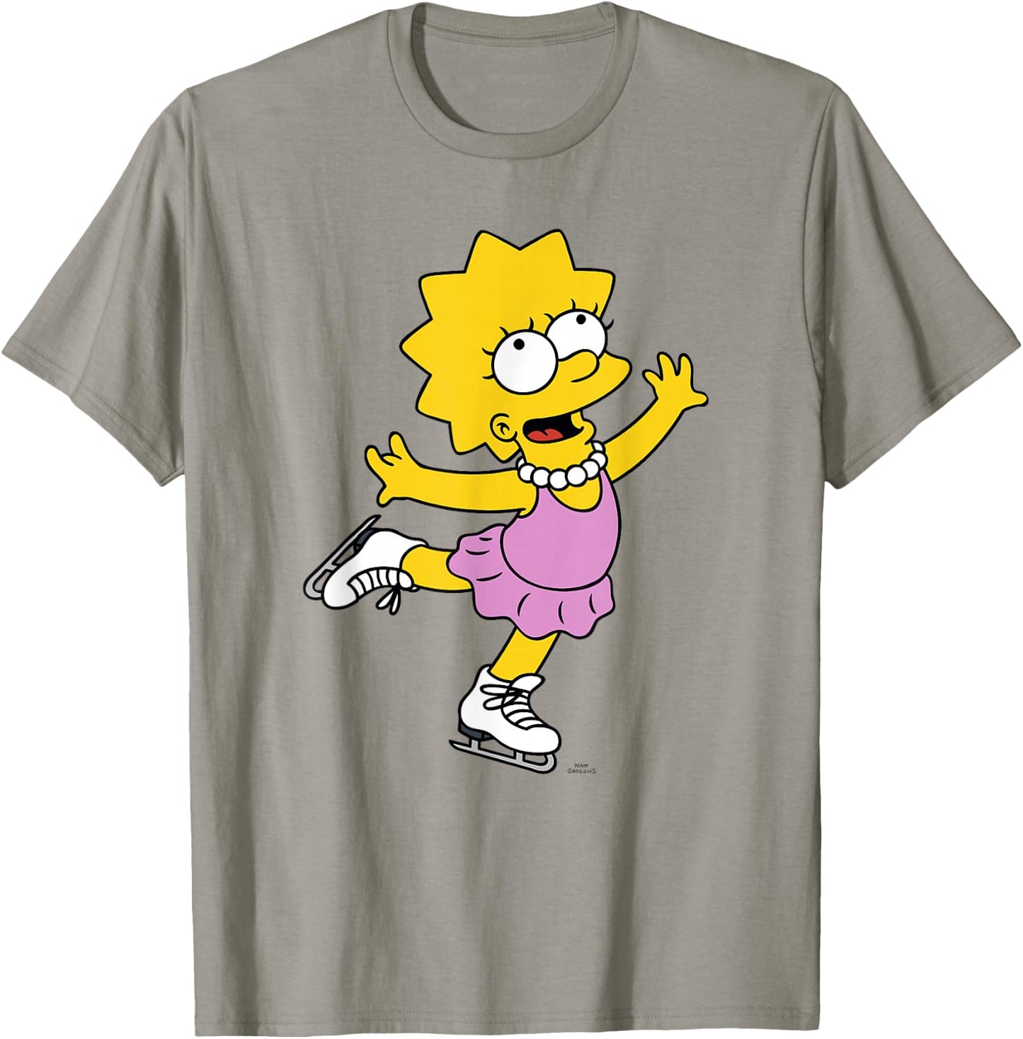 The Simpsons Lisa Ice Skating T-Shirt - T-Shirt | Sand