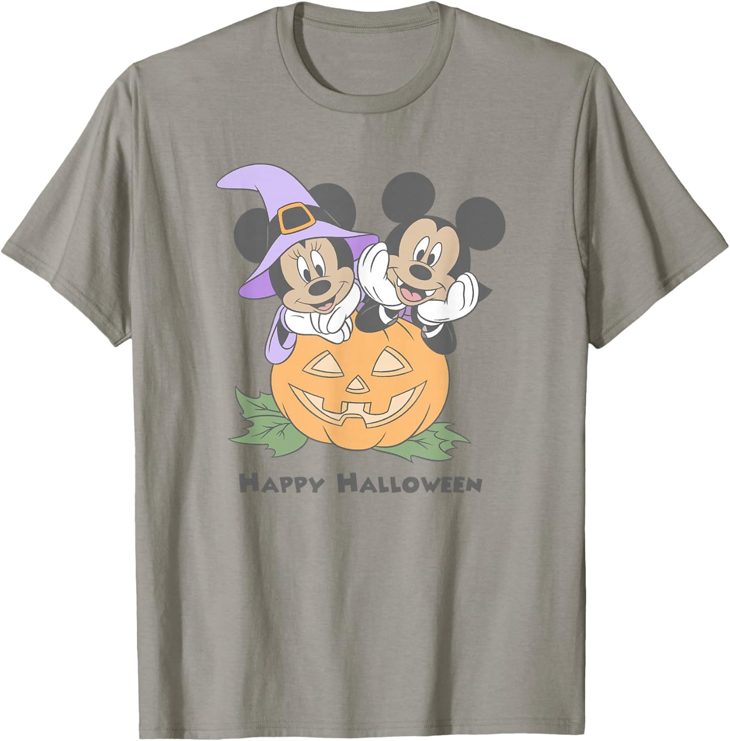 Disney Mickey and Friends Halloween Pumpkin Mickey & Minnie T-Shirt - T-Shirt | Sand