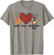 Peace Love Medication Aide Med Aide Medication Aides T-Shirt - T-Shirt | Sand
