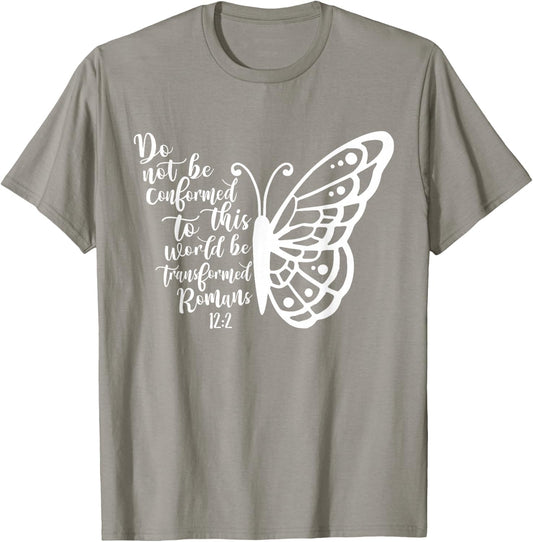 Do Not Be Conformed Butterfly T-Shirt - T-Shirt | Sand