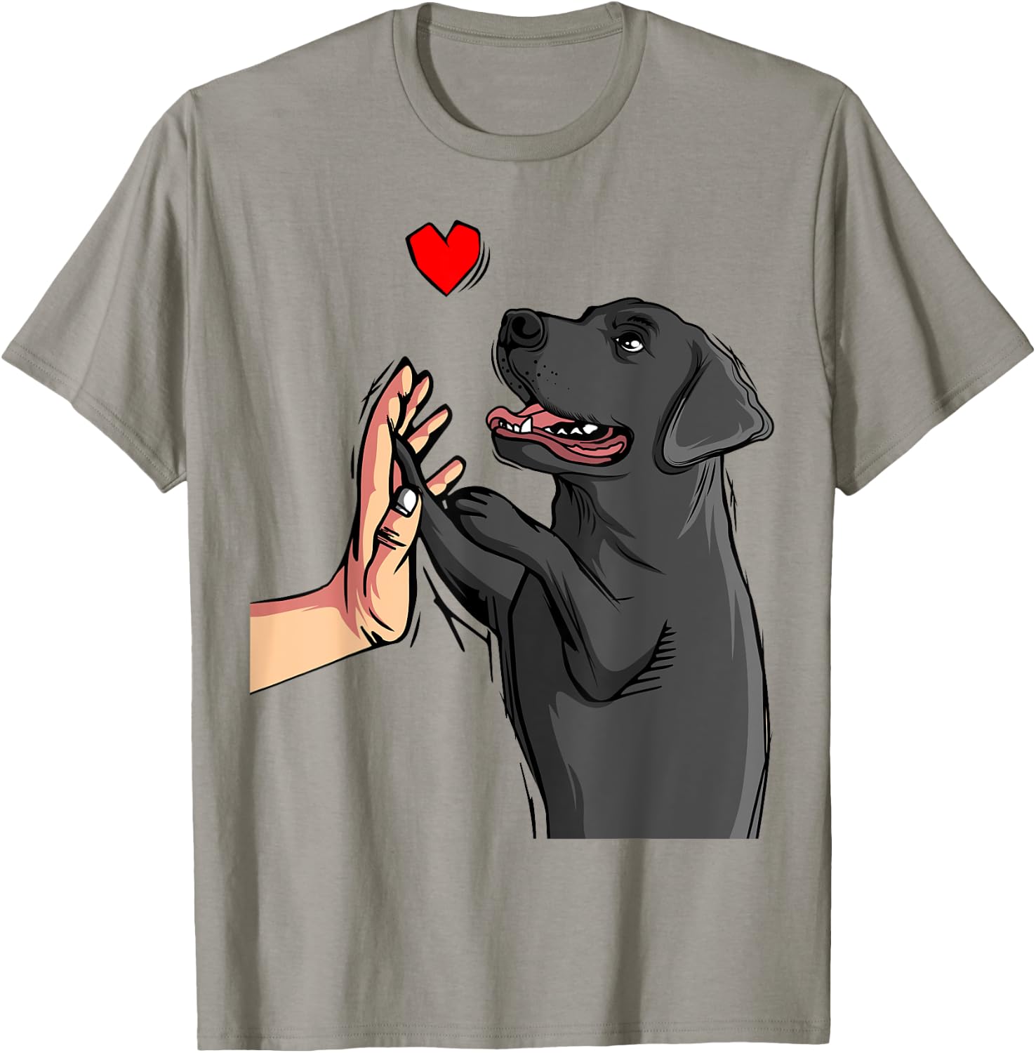 Black Lab Labrador Retriever Women T-Shirt - T-Shirt | Sand