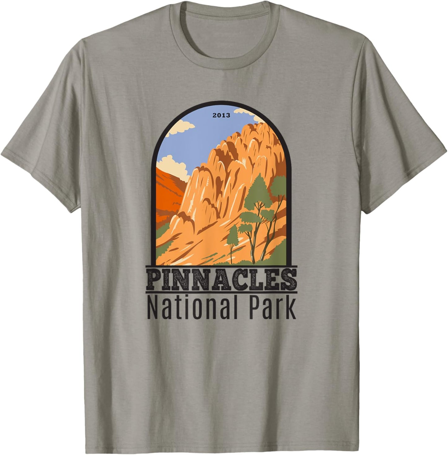 Pinnacles National Park Vintage T-Shirt - T-Shirt | Sand