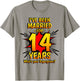 Ivory Wedding I've Been Married For 14 Years T-Shirt - T-Shirt | Sand