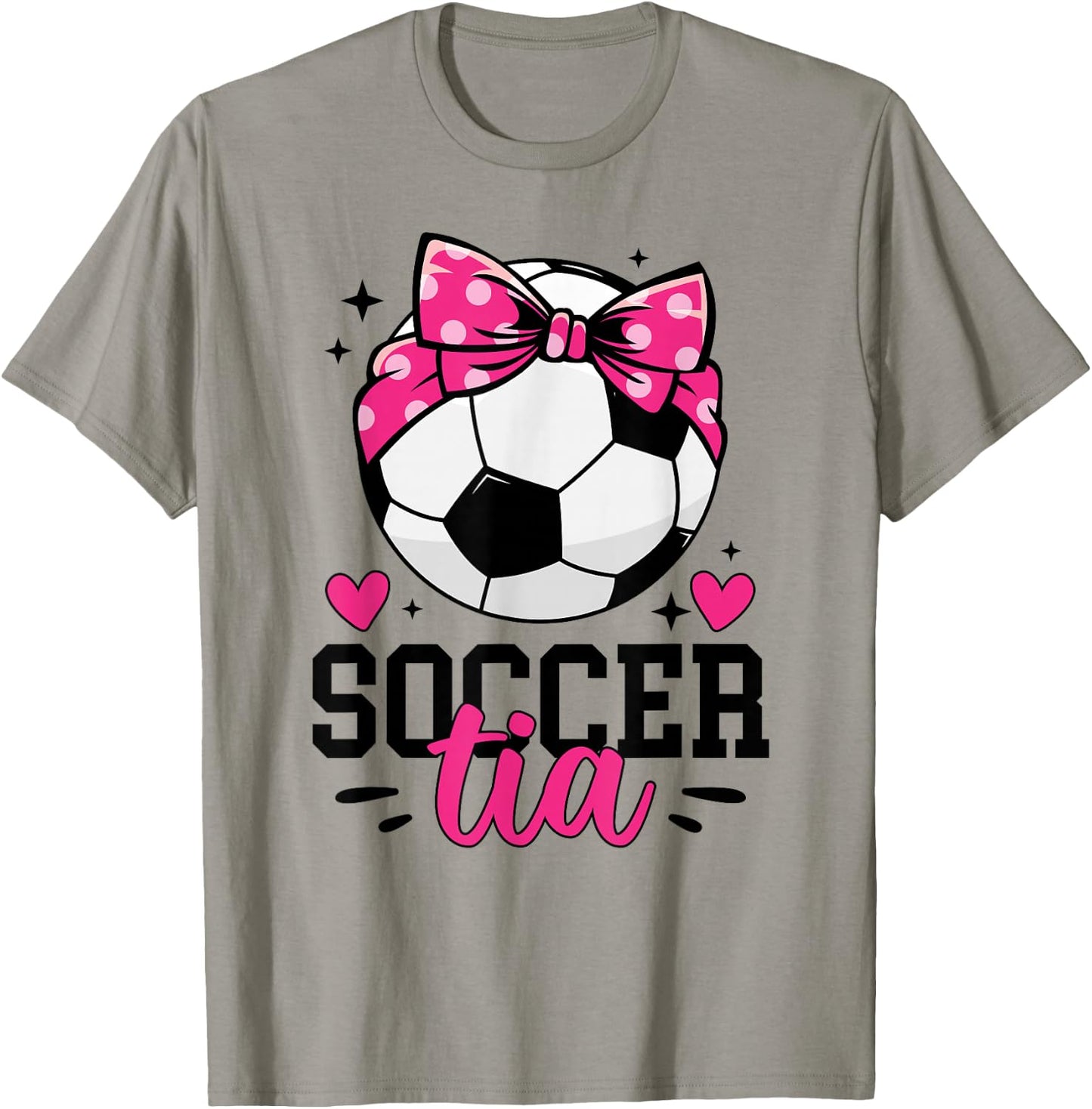 Soccer Tia Aunt Proud Tia Of A Soccer Player Tia T-Shirt - T-Shirt | Sand