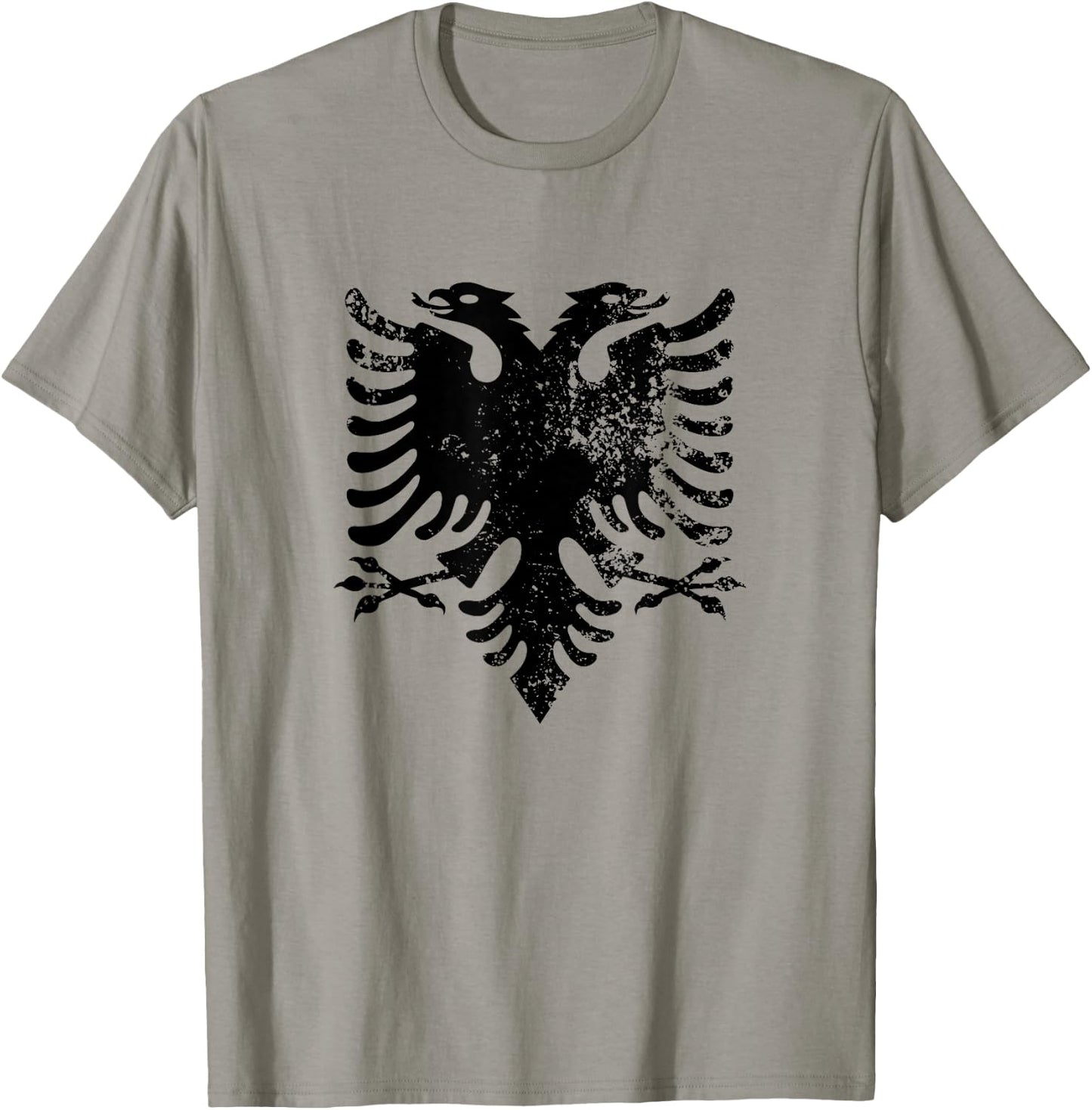 Albania Flag Patriotic Albanian Eagle T-Shirt - T-Shirt | Sand