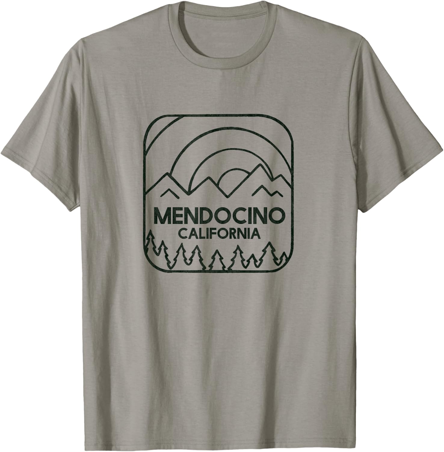 Mendocino California T-Shirt - T-Shirt | Sand