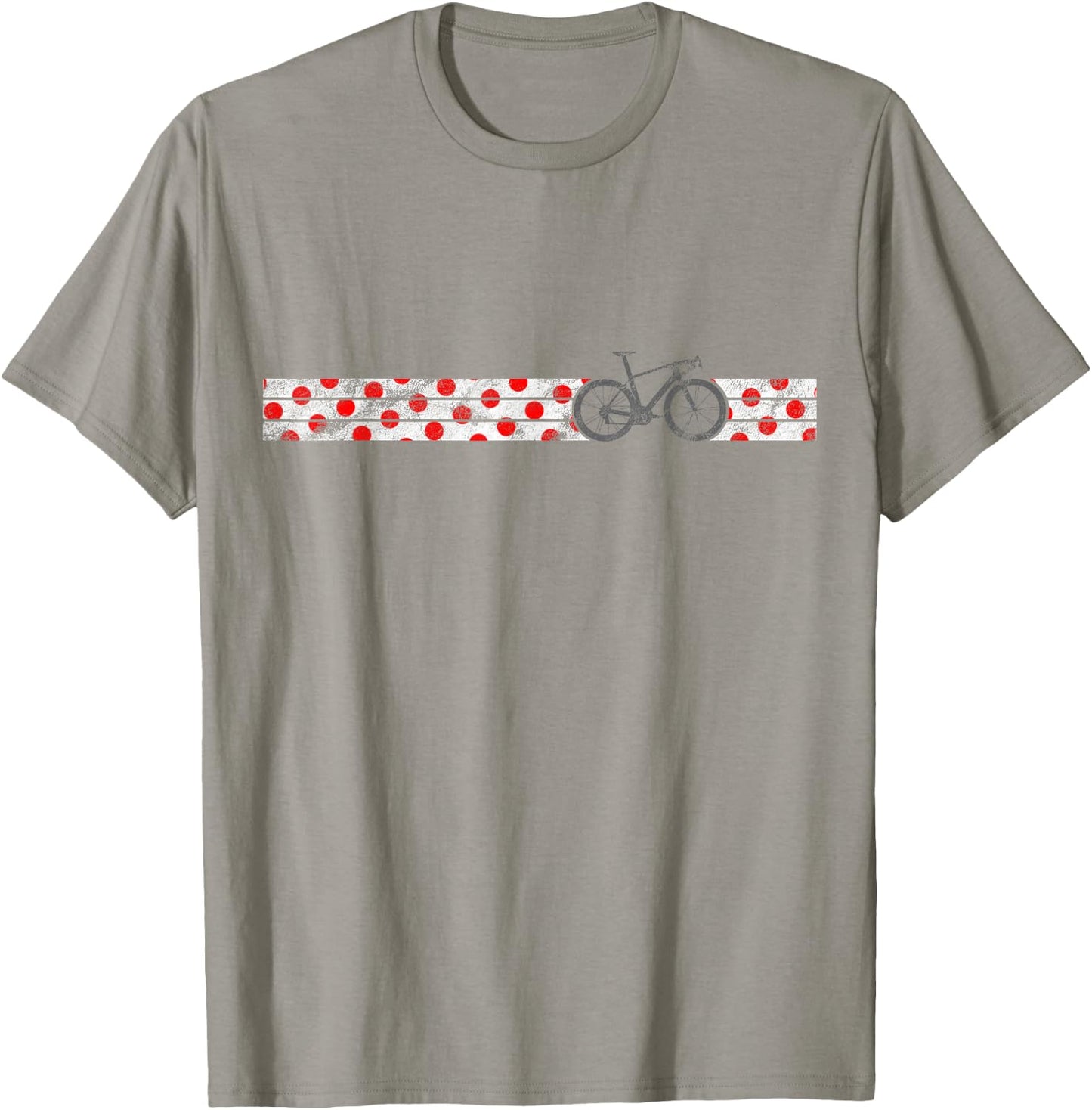 Polkadot Jersey Design Climbing Champ Bike Race Cycling T-Shirt - T-Shirt | Sand