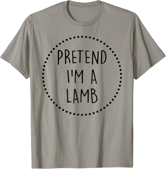 Pretend Im a Lamb Halloween Costume T-Shirt - T-Shirt | Sand