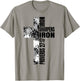 Religious Cross Iron Sharpens Iron Verse Christian Couples T-Shirt - T-Shirt | Sand