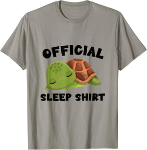 Official sleep shirt turtle turtles T-Shirt - T-Shirt | Sand