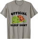 Official sleep shirt turtle turtles T-Shirt - T-Shirt | Sand