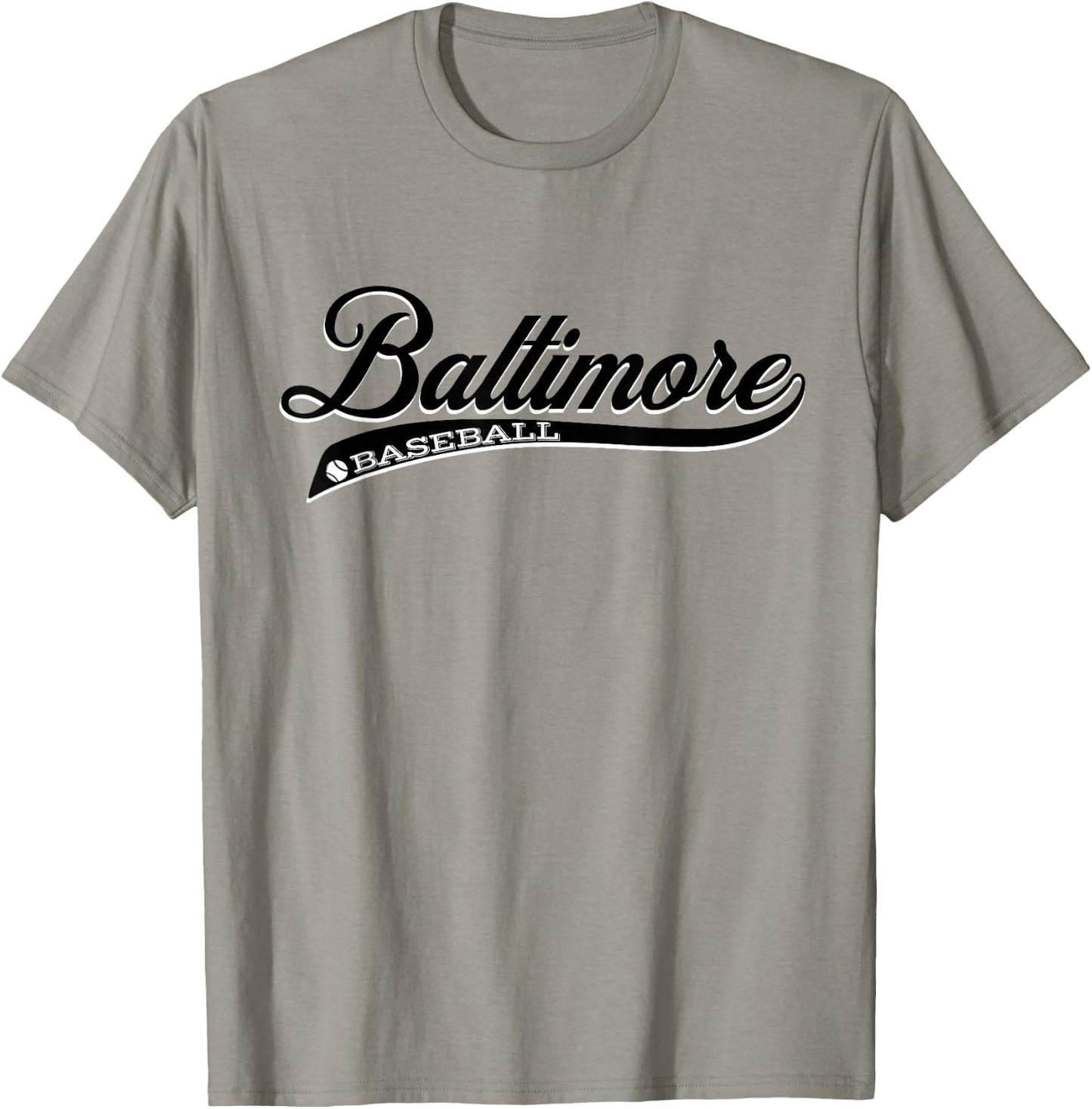 Vintage Retro Baltimore Baseball Classic T-Shirt - T-Shirt | Sand