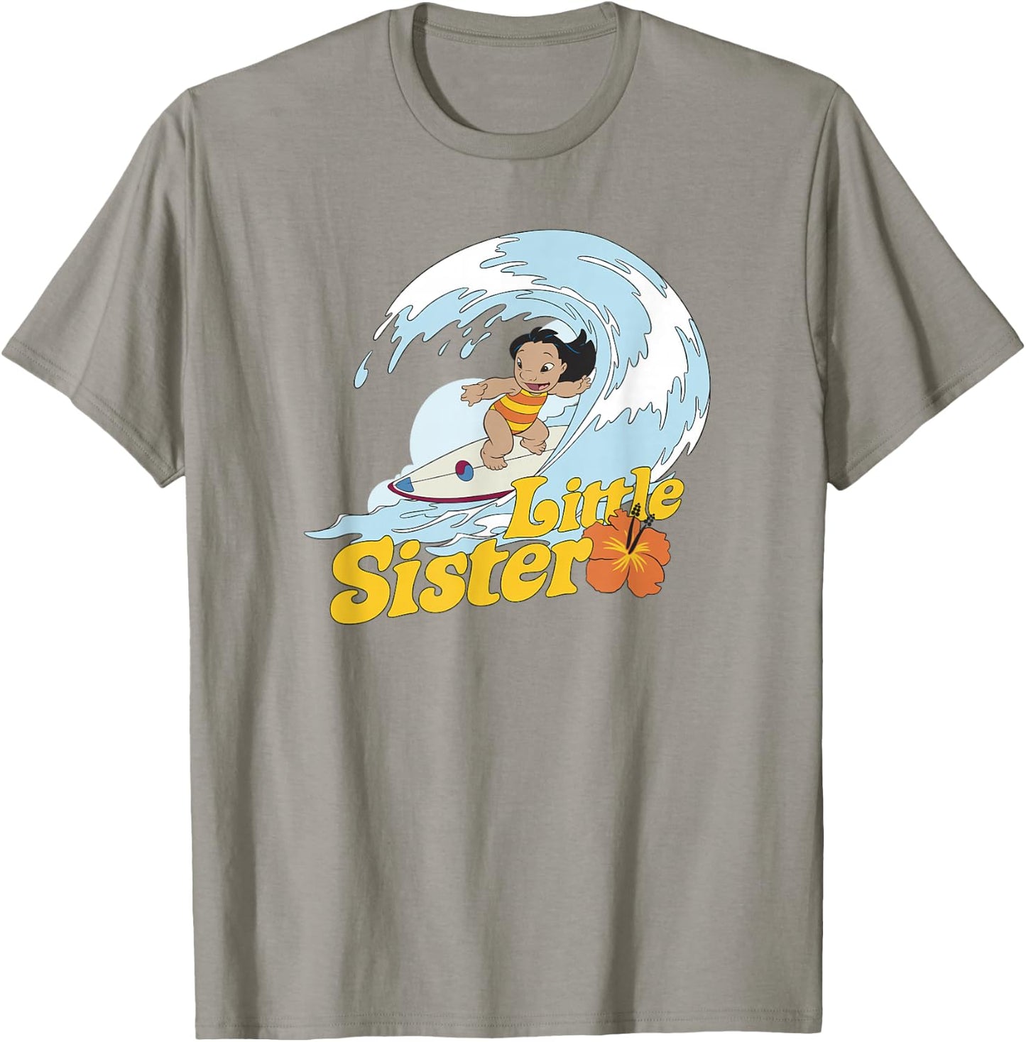 Disney Lilo & Stitch Little Sister Lilo Surfing T-Shirt - T-Shirt | Sand