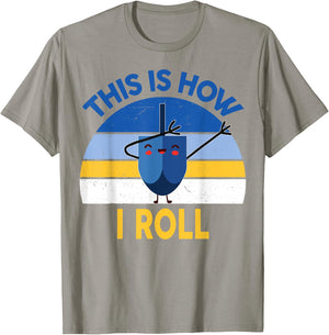 Hanukkah This Is How I Roll Dabbing Kids Toddler Boys Teens T-Shirt - T-Shirt | Sand