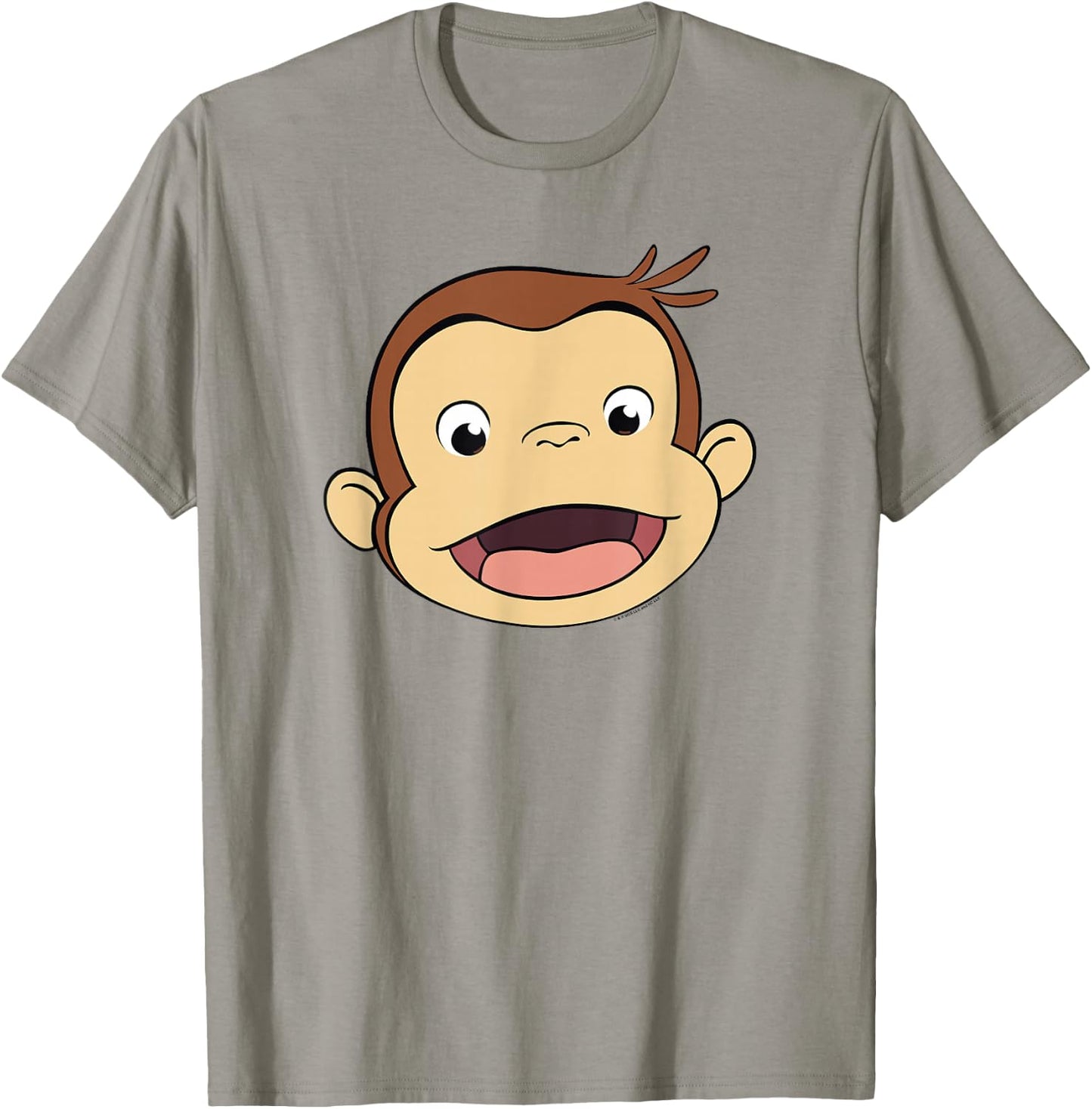 Curious George Big Face Monkey Smile T-Shirt - T-Shirt | Sand
