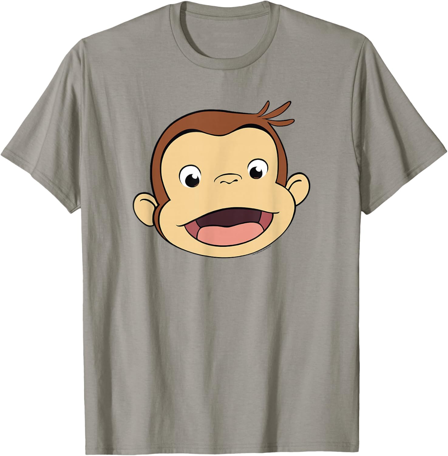Curious George Big Face Monkey Smile T-Shirt - T-Shirt | Sand