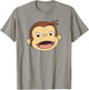 Curious George Big Face Monkey Smile T-Shirt - T-Shirt | Sand