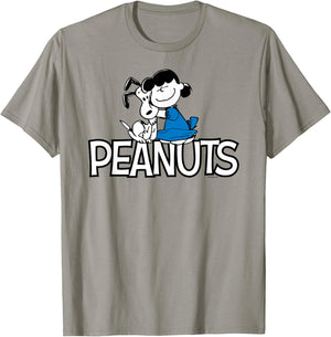 Peanuts - Snoopy & Lucy T-Shirt - T-Shirt | Sand