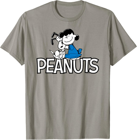 Peanuts - Snoopy & Lucy T-Shirt - T-Shirt | Sand