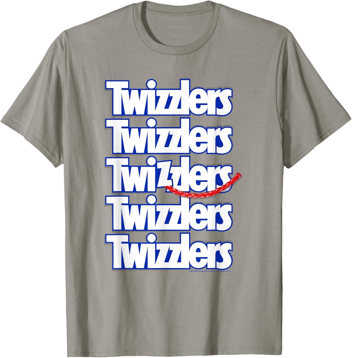 Twizzlers Multi-Title Iconic Official Logo T-Shirt - T-Shirt | Sand