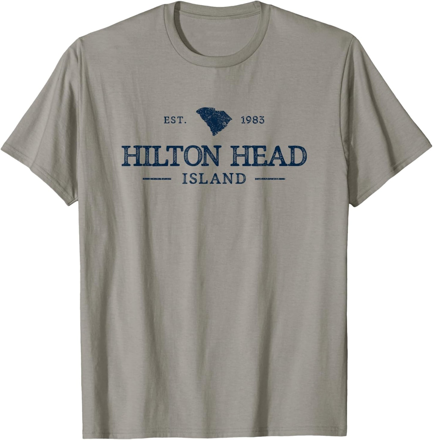 Retro Hilton Head South Carolina Est 1983 Vintage Souvenir T-Shirt - T-Shirt | Sand