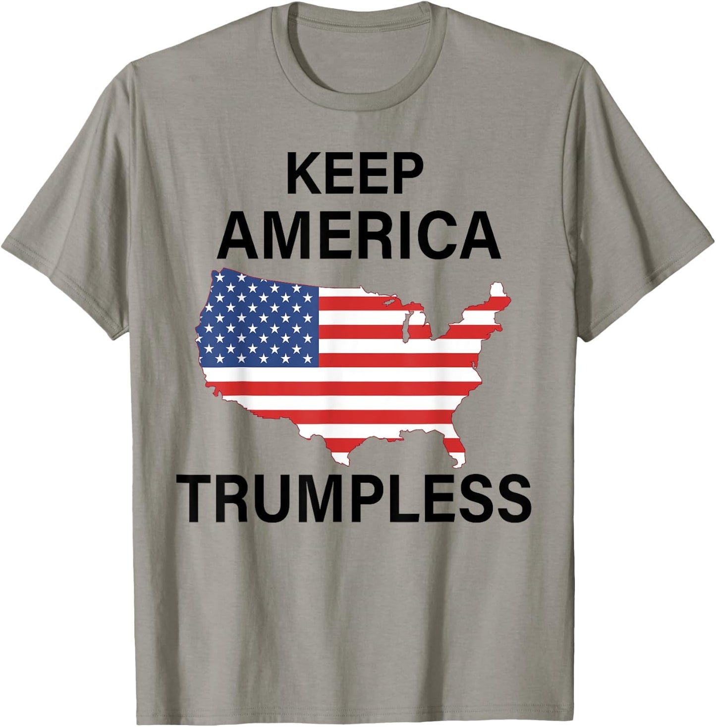 Keep America Trumpless T-Shirt - T-Shirt | Sand