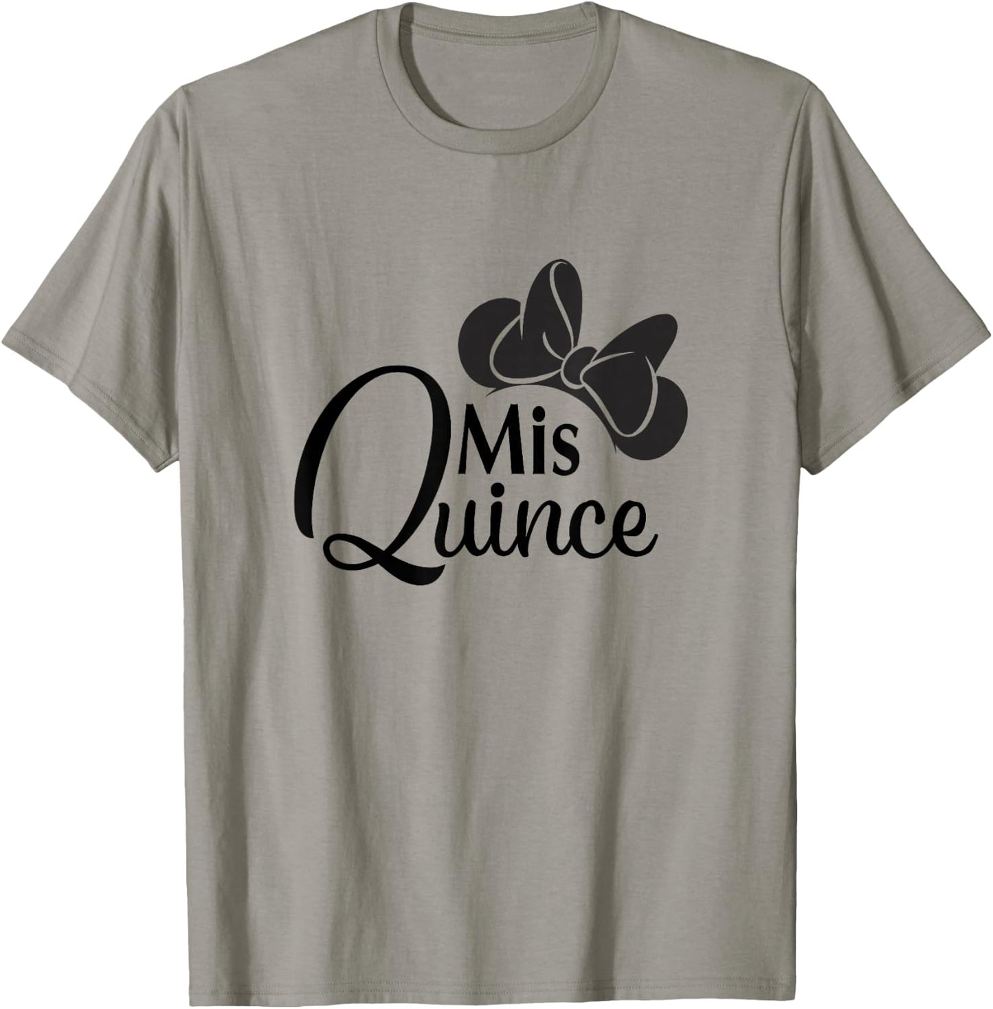 Disney Minnie Mouse Birthday Mis Quince Minnie Silhouette T-Shirt - T-Shirt | Sand