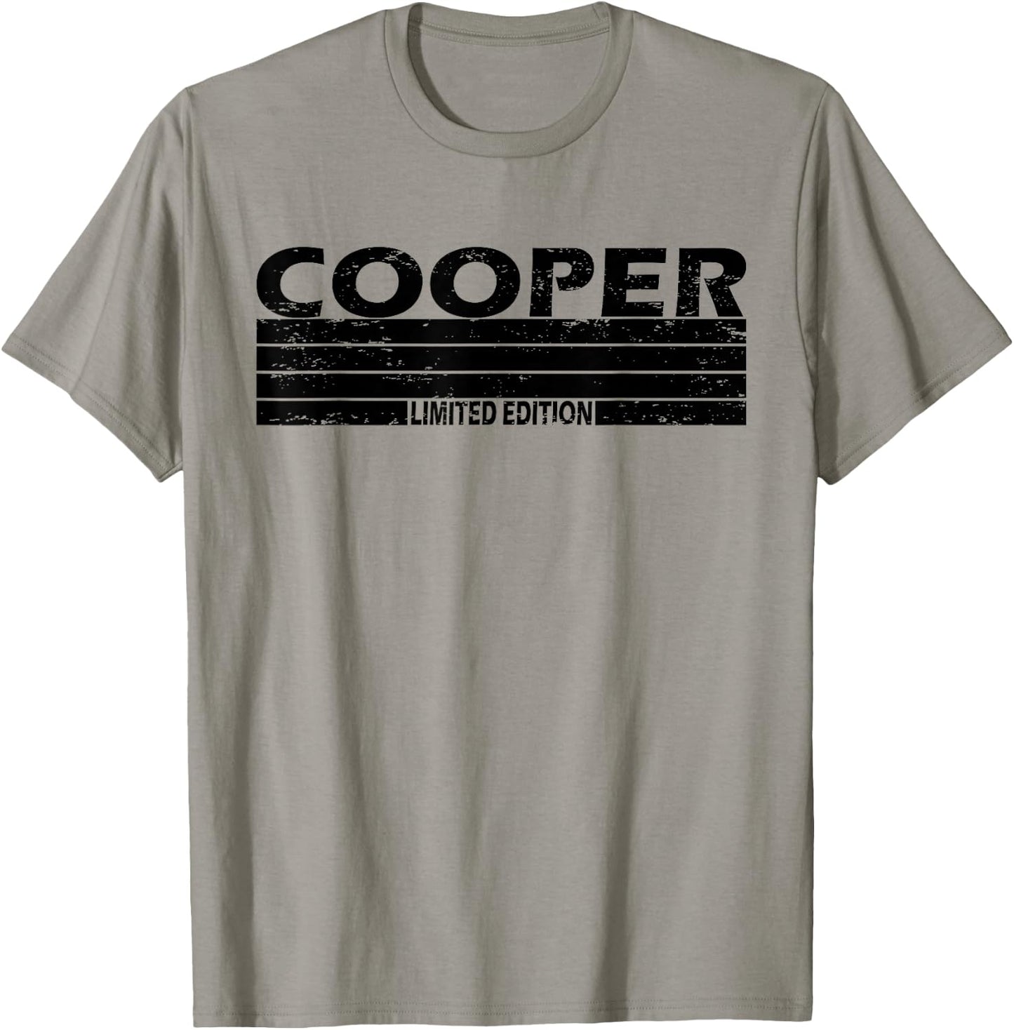 Cooper Surname Limited Edition Retro Vintage Style Sunset T-Shirt - T-Shirt | Sand