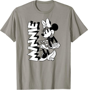 Disney - Minnie Black And White T-Shirt - T-Shirt | Sand
