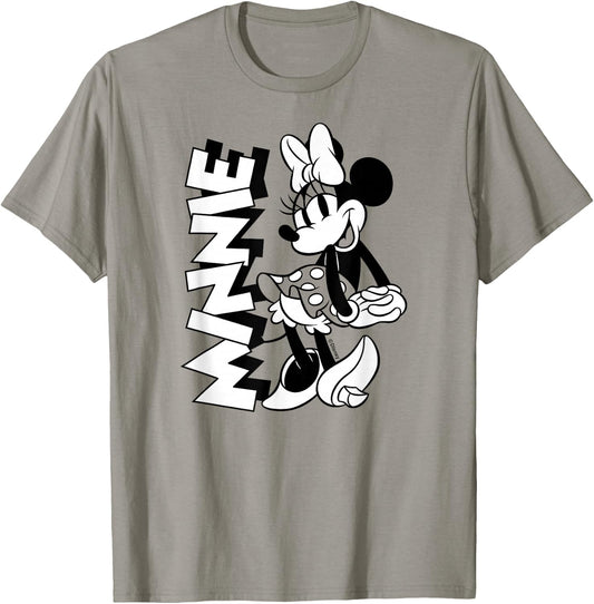 Disney - Minnie Black And White T-Shirt - T-Shirt | Sand