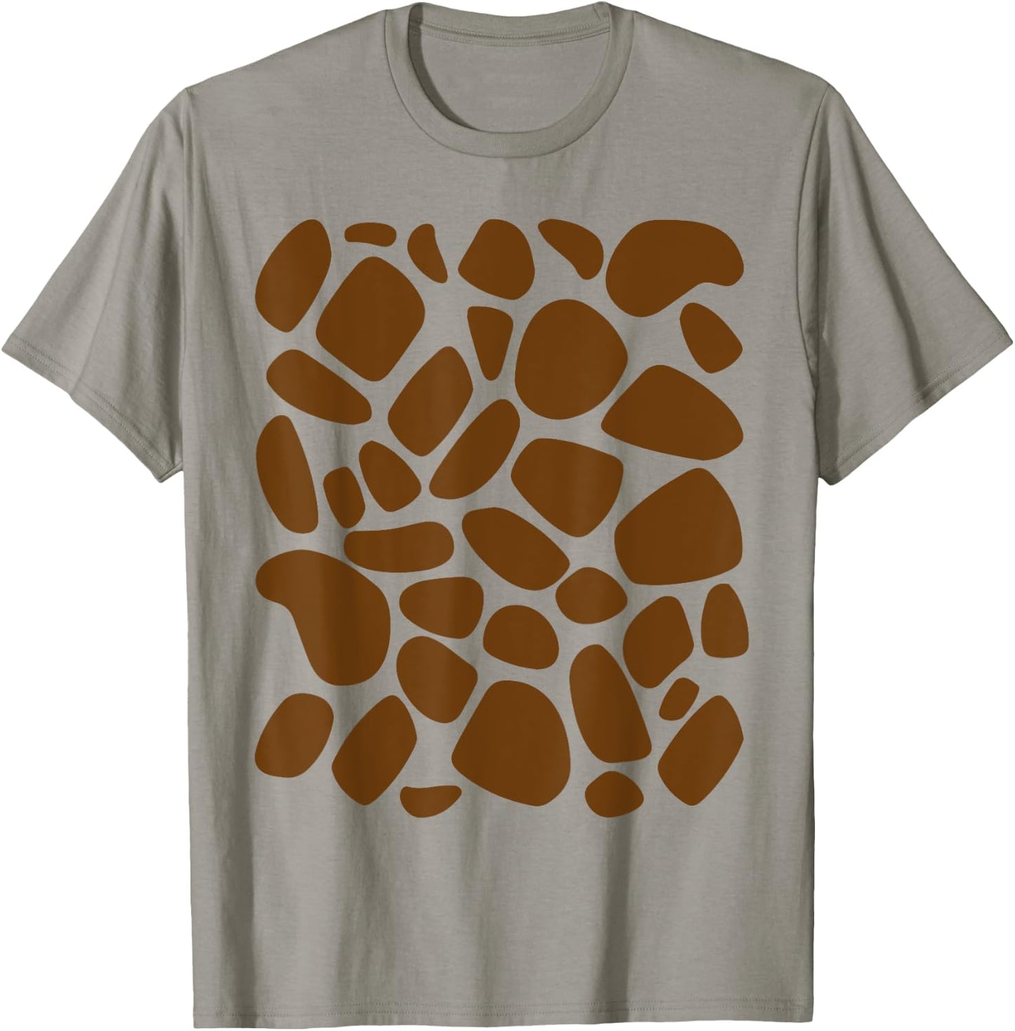 Giraffe Print DIY Pattern Trick or Treat Jungle Animals T-Shirt - T-Shirt | Sand