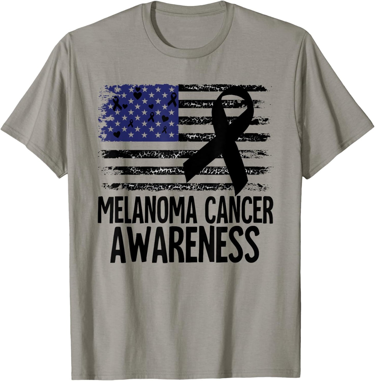 Melanoma Cancer Awareness T-Shirt - T-Shirt | Sand
