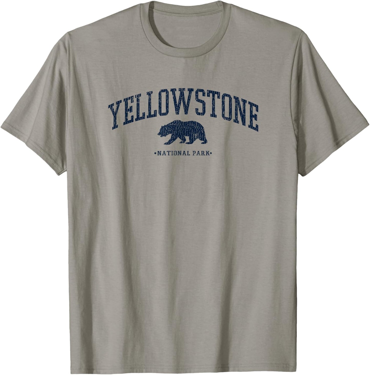 Yellowstone National Park Retro T-Shirt - T-Shirt | Sand