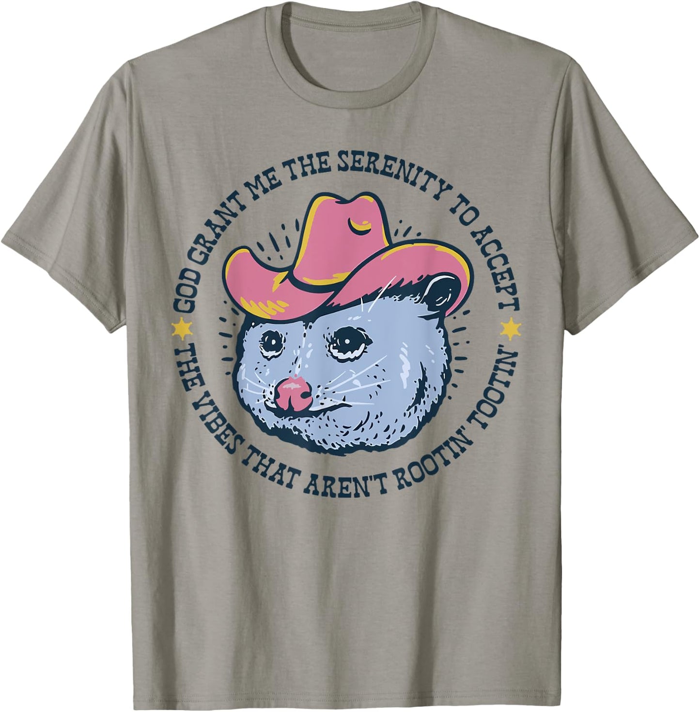 God Grant Me The Serenity To Accept The Vibes T-Shirt - T-Shirt | Sand